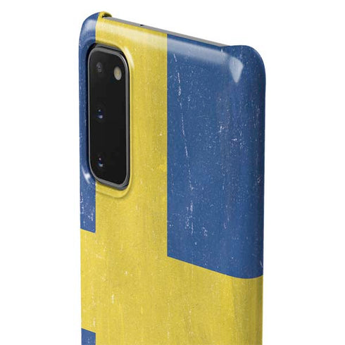 Sweden Flag Distressed Galaxy S20 Lite Case